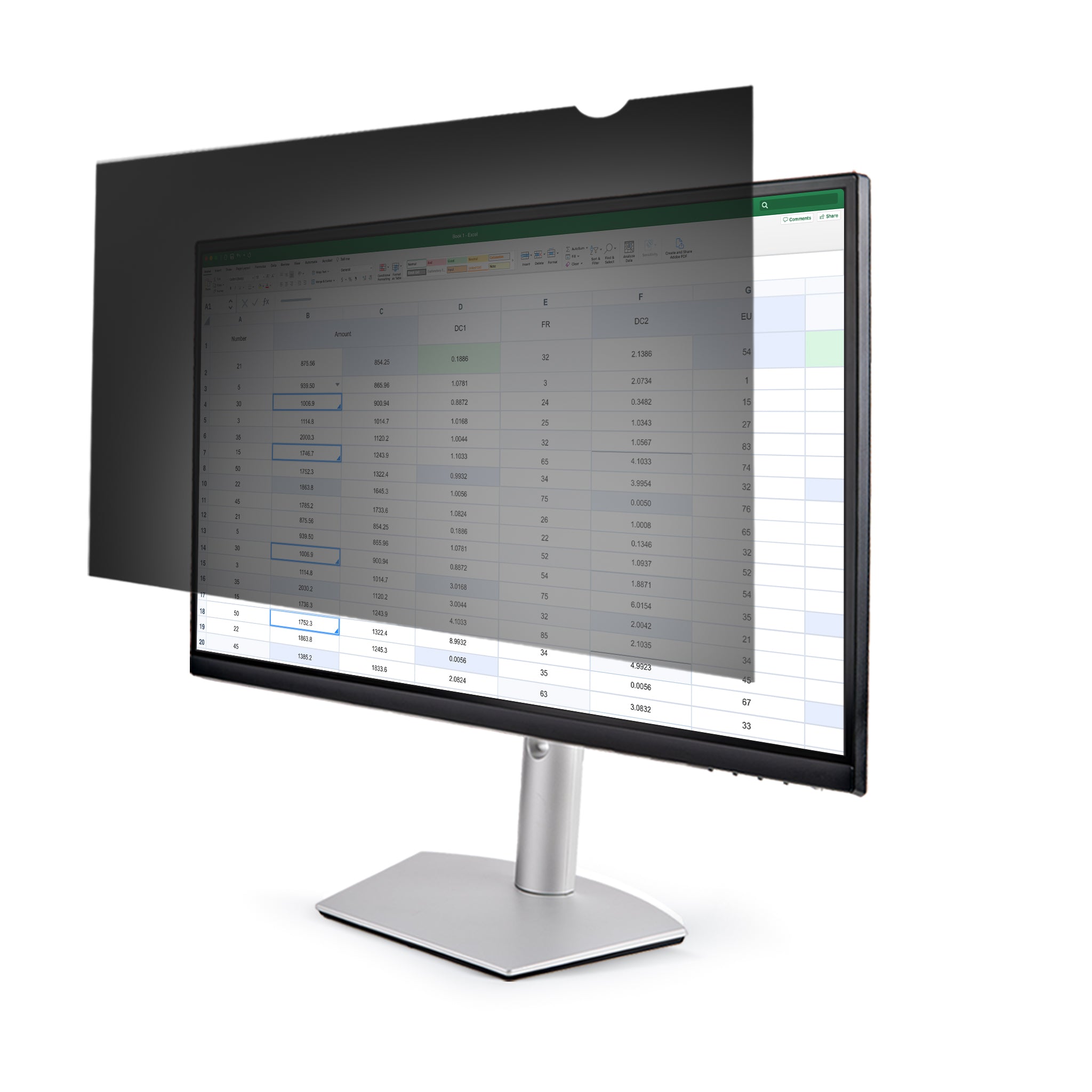 StarTech.com PRIVACY-SCREEN-238M filtre anti-reflets pour écran et filtre de confidentialité 60,5 cm (23.8") Moniteur Filtre de confidentialité sans bords pour ordinateur - Image 1