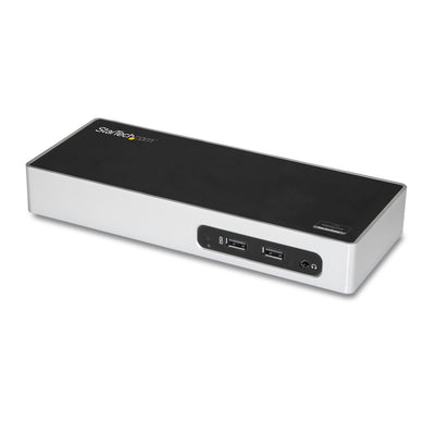 StarTech.com DK30ADD station d'accueil Avec fil USB 3.2 Gen 1 (3.1 Gen 1) Type-B Noir, Argent - Image 1