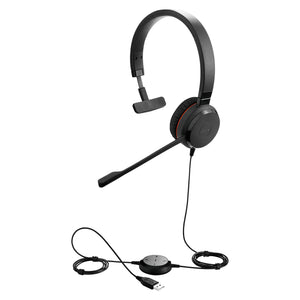 Jabra Evolve 20 Casque Avec fil Arceau Bureau/Centre d'appels USB Type-A Noir - Image 4