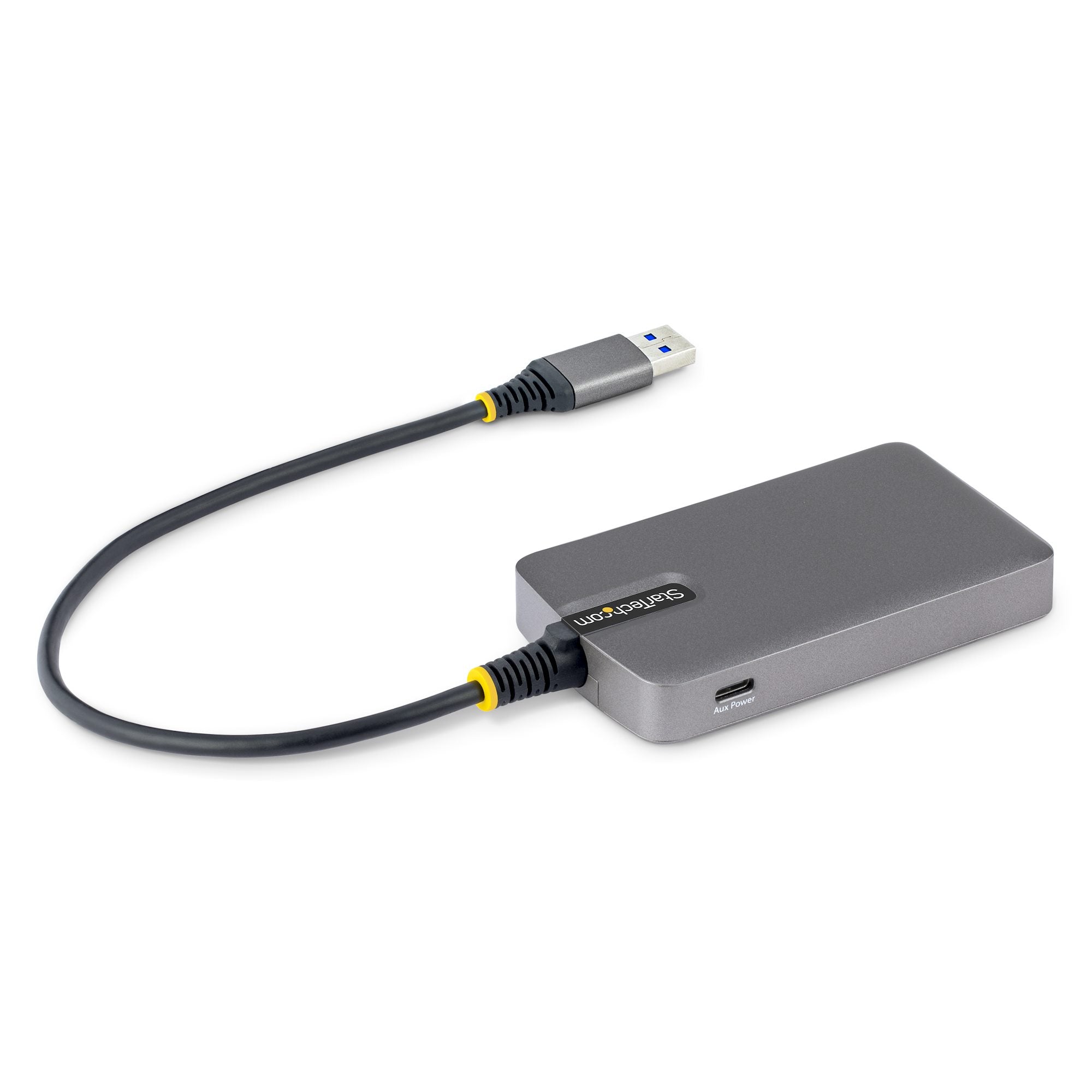 StarTech.com 5G4AC-USB-A-HUB hub & concentrateur USB 3.2 Gen 1 (3.1 Gen 1) Type-A 5000 Mbit/s Gris - Image 2