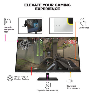 HP OMEN Transcend 31.5 inch UHD 240Hz OLED Gaming Monitor - Transcend 32 écran plat de PC 80 cm (31.5") 3840 x 2160 pixels 4K Ultra HD Blanc - Image 10