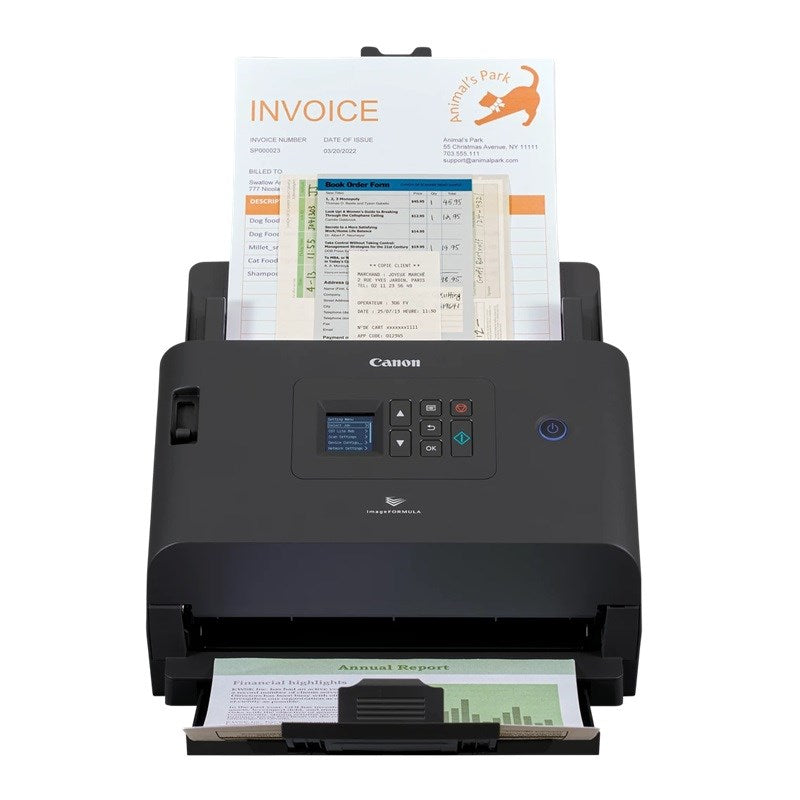 Canon imageFORMULA DR-S250N Alimentation feuille à feuille de scanner 600 x 600 DPI A4 Noir
