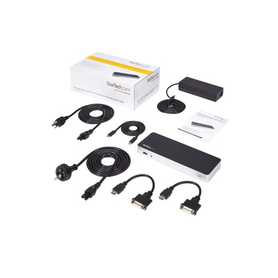 StarTech.com MST30C2HHPD station d'accueil Avec fil USB 3.2 Gen 1 (3.1 Gen 1) Type-C Noir, Argent - Image 7
