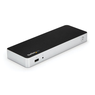 StarTech.com MST30C2HHPD station d'accueil Avec fil USB 3.2 Gen 1 (3.1 Gen 1) Type-C Noir, Argent - Image 1