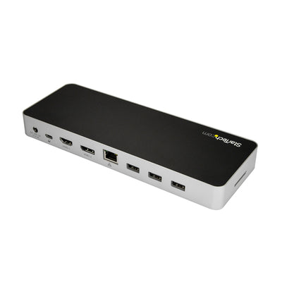 StarTech.com DK30CHDDPPD station d'accueil Avec fil USB 3.2 Gen 1 (3.1 Gen 1) Type-C Noir, Argent - Image 2