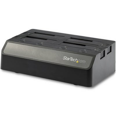 StarTech.com SDOCK4U313 Station d'accueil de disques de stockage USB 3.2 Gen 2 (3.1 Gen 2) Type-C Noir - Image 1