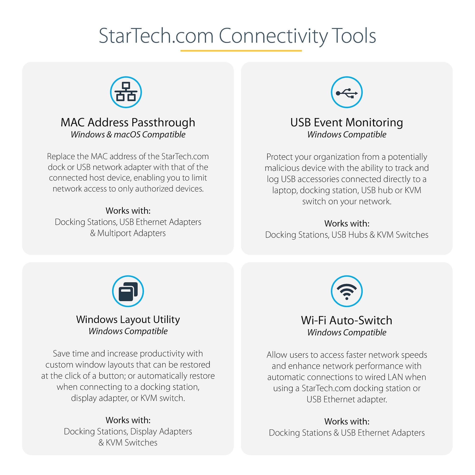 StarTech.com DK30C2DPPD station d'accueil Avec fil USB 3.2 Gen 1 (3.1 Gen 1) Type-C Noir, Gris - Image 11