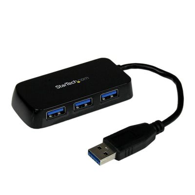 StarTech.com ST4300MINU3B hub & concentrateur USB 3.2 Gen 1 (3.1 Gen 1) Type-A 5000 Mbit/s - Image 1