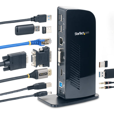 StarTech.com USB3SDOCKHD station d'accueil Avec fil USB 3.2 Gen 1 (3.1 Gen 1) Type-B Noir - Image 6