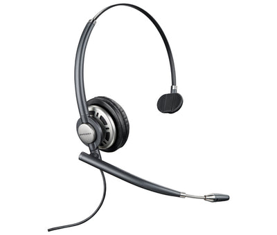 Poly EncorePro 710D with Quick Disconnect Monoaural Digital Headset TAA Avec fil Arceau Appels/Musique Noir