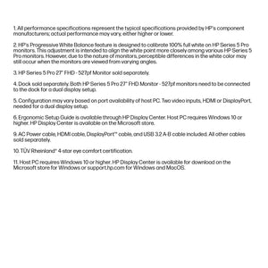 HP Series 5 Pro 527pf écran plat de PC 68,6 cm (27") 1920 x 1080 pixels Full HD LCD Noir - Image 3
