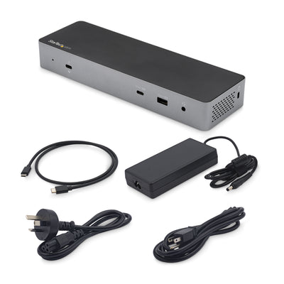 StarTech.com TB3CDK2DH station d'accueil Avec fil Thunderbolt 3 Noir, Argent - Image 10
