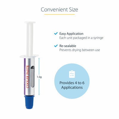 StarTech.com SILVGREASE1 combiné de dissipateurs thermiques 1,93 W/m·K 4 g - Image 4