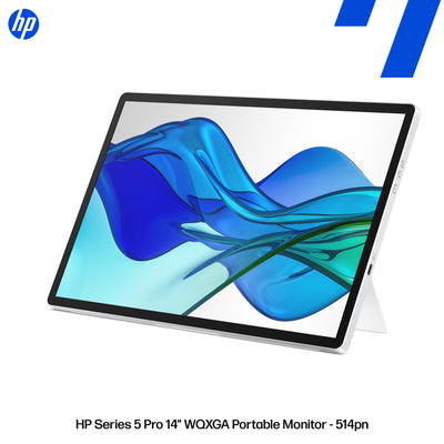 HP Series 5 Pro WQXGA Portable Monitor - 514pn écran plat de PC 35,6 cm (14") 2560 x 1600 pixels LCD Argent - Image 5