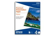 EPSON Premium Presentation Paper Matte - 8.5" x 11" - 50 sheets (S041257)