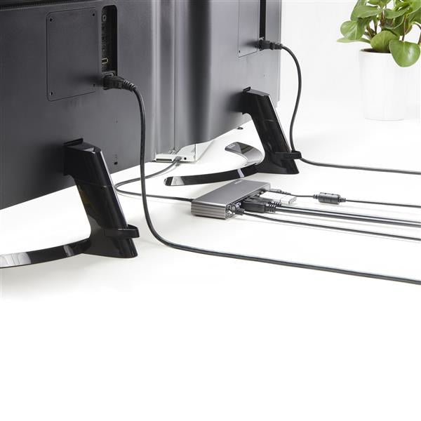 StarTech.com TB3DK2DHV station d'accueil Avec fil Thunderbolt 3 Gris - Image 6