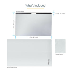 StarTech.com PRIVSCNMAC13 filtre anti-reflets pour écran et filtre de confidentialité 33 cm (13") Ordinateur portable - Image 10