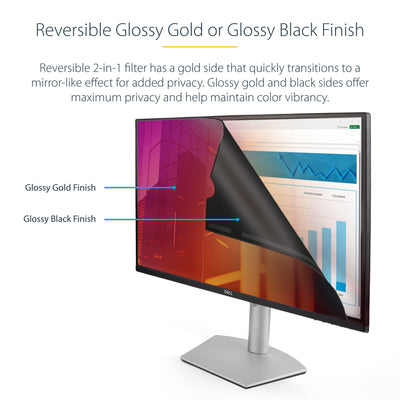 StarTech.com 2469G-PRIVACY-SCREEN filtre anti-reflets pour écran et filtre de confidentialité 61 cm (24") Moniteur Filtre de confidentialité sans bords pour ordinateur - Image 9