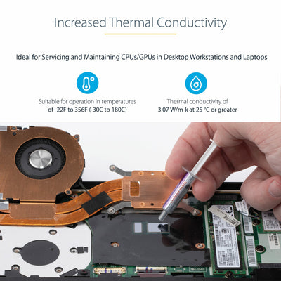 StarTech.com SILVGREASE1 combiné de dissipateurs thermiques 1,93 W/m·K 4 g - Image 3