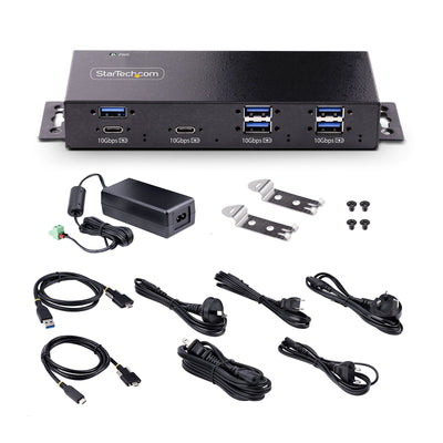 StarTech.com HB31C5A2CME hub & concentrateur USB 3.2 Gen 2 (3.1 Gen 2) Type-C 10000 Mbit/s Noir - Image 8