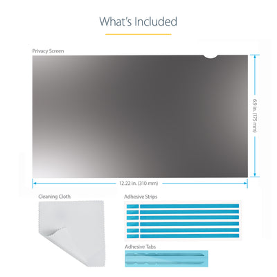 StarTech.com 14L-PRIVACY-SCREEN filtre anti-reflets pour écran et filtre de confidentialité 35,6 cm (14") Ordinateur portable Filtre de confidentialité sans bords pour ordinateur - Image 15