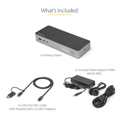 StarTech.com DK30C2DPEP station d'accueil Avec fil USB 3.2 Gen 1 (3.1 Gen 1) Type-C Noir, Gris - Image 14