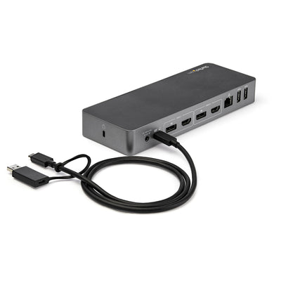 StarTech.com DK30C2DPPD station d'accueil Avec fil USB 3.2 Gen 1 (3.1 Gen 1) Type-C Noir, Gris - Image 9