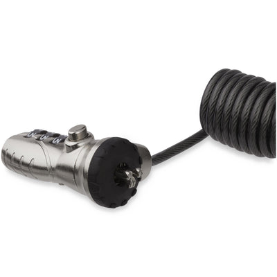 StarTech.com LTLOCK3DCOIL câble antivol Noir, Acier inoxydable 1,8 m - Image 2
