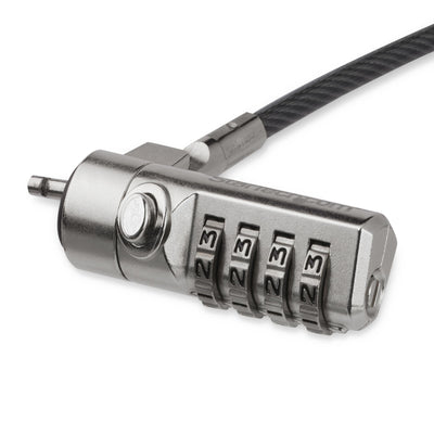 StarTech.com LTLOCK4D câble antivol Noir, Argent 2 m - Image 1