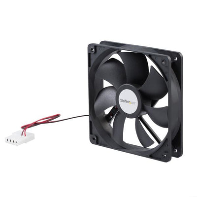 StarTech.com FANBOX12 système de refroidissement d’ordinateur Boitier PC 12 cm Noir - Image 1