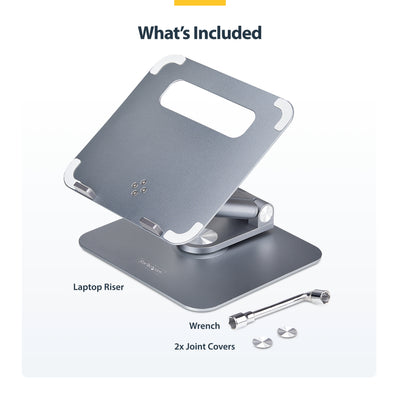 StarTech.com ATER-LAPTOP-RISER Support de livres Supports de Laptop Argent - Image 13