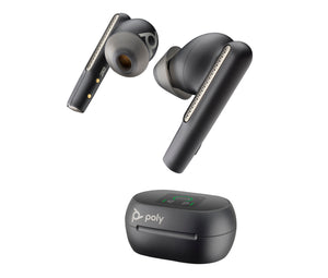 Poly Voyager Free 60+ UC M Carbon Black Earbuds +BT700 USB-C Adapter +Touchscreen Charge Case Casque Sans fil Ecouteurs Appels/Musique USB Type-C Bluetooth - Image 1