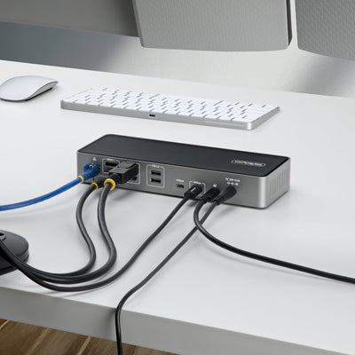 StarTech.com DK30C2DPEPRN station d'accueil Avec fil USB 3.2 Gen 2 (3.1 Gen 2) Type-C Gris - Image 2