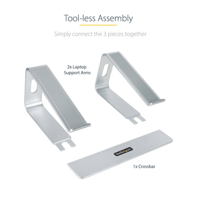 StarTech.com LAPTOP-STAND-SILVER Support de livres Supports de Laptop Argent 43,2 cm (17") - Image 16
