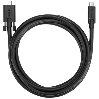 Targus ACC1122GLX câble USB USB 3.2 Gen 1 (3.1 Gen 1) 1,8 m USB C Noir - Image 1