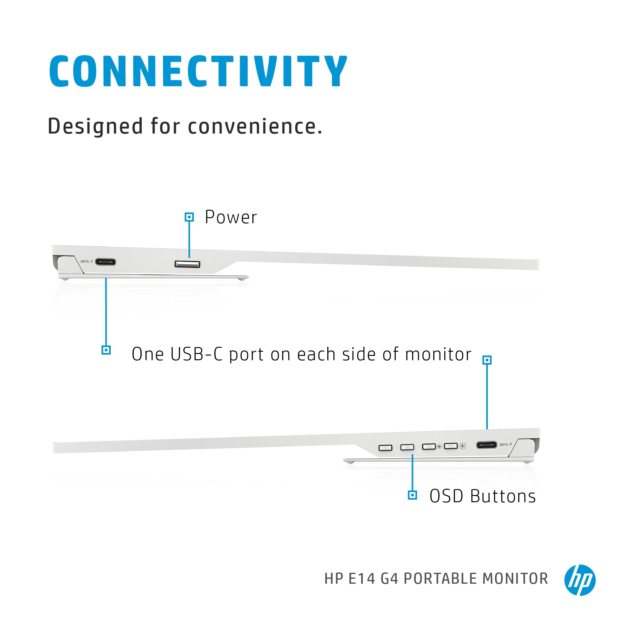 HP E-Series E14 G4 écran plat de PC 35,6 cm (14") 1920 x 1080 pixels Full HD LED Blanc - Image 18