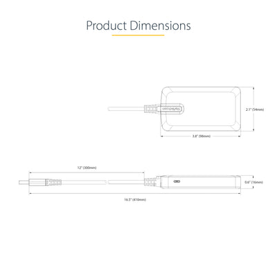 StarTech.com 5G3AGBB-USB-A-HUB station d'accueil Avec fil USB 3.2 Gen 1 (3.1 Gen 1) Type-A Gris - Image 9