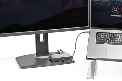 StarTech.com TB3DKM2HDL station d'accueil Avec fil Gris - Image 7
