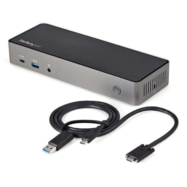 StarTech.com DK31C3HDPD station d'accueil Avec fil USB 3.2 Gen 2 (3.1 Gen 2) Type-C Noir, Gris - Image 1