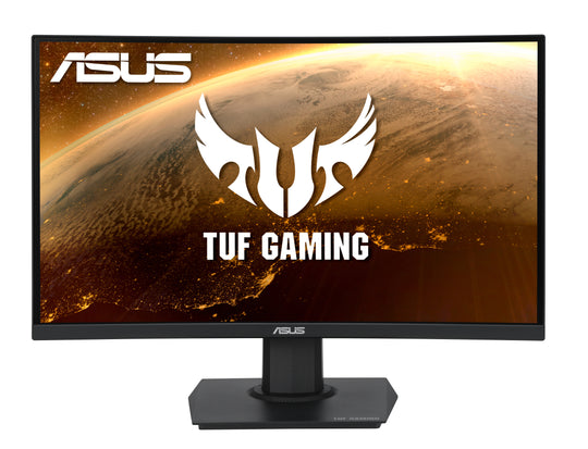 TUF VG24VQE 23.6" Full HD Curved Screen WLED Gaming LCD Monitor - 16:9 - Black
