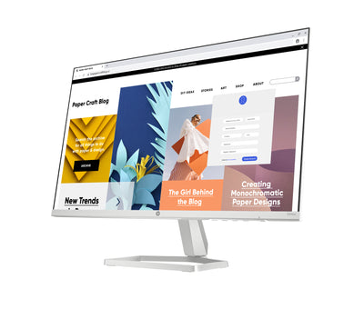 HP Series 5 23.8 inch FHD White Monitor - 524sw écran plat de PC 60,5 cm (23.8") 1920 x 1080 pixels LCD Argent - Image 9