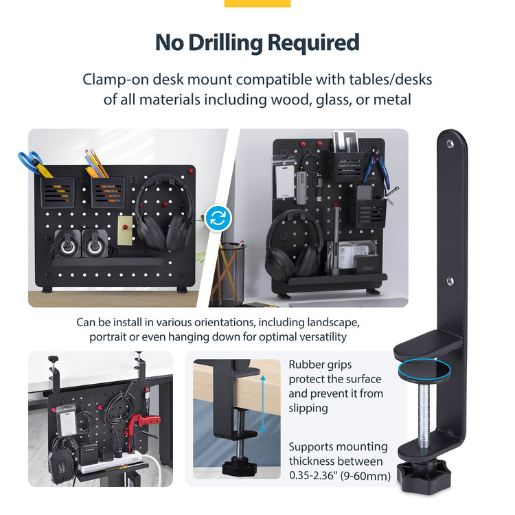 StarTech.com 1612B-DESK-PEGBOARD Ensemble de fournitures de bureau 1 pièce(s) - Image 5