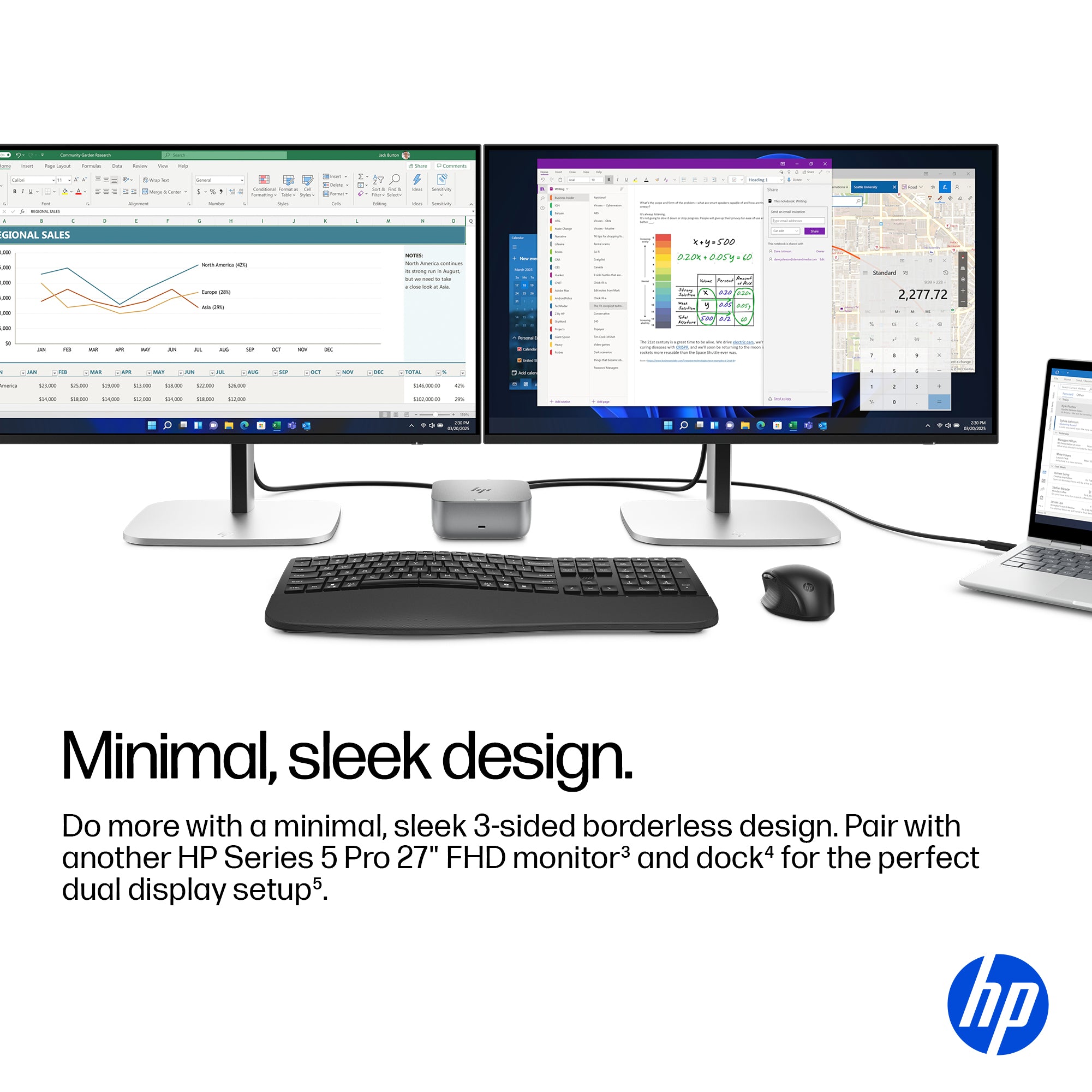 HP Series 5 Pro 527pf écran plat de PC 68,6 cm (27") 1920 x 1080 pixels Full HD LCD Noir - Image 9