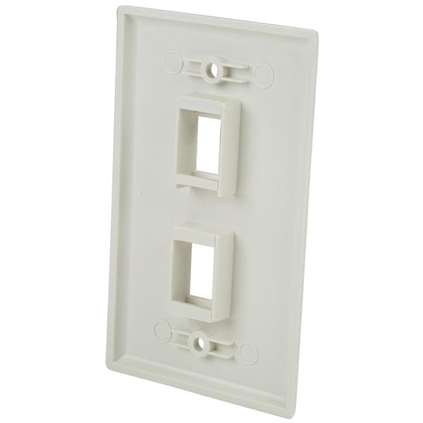 StarTech.com PLATE2WH Plaque de commutation et obturateur Blanc - Image 2