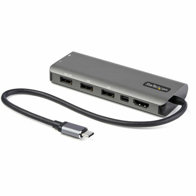 StarTech.com DKT31CMDPHPD station d'accueil Avec fil USB 3.2 Gen 1 (3.1 Gen 1) Type-C Noir, Argent - Image 1