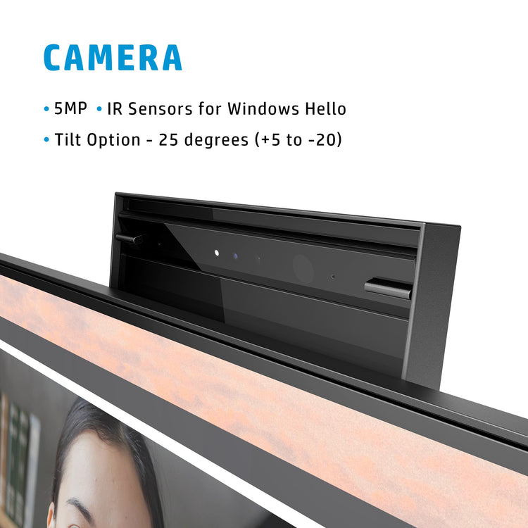 HP E24mv G4 FHD Conferencing Monitor écran plat de PC 60,5 cm (23.8") 1920 x 1080 pixels Full HD LCD Noir, Argent - Image 3