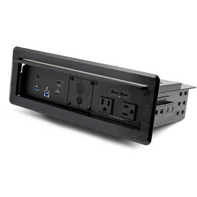 StarTech.com KITBXDOCKPNA Passerelle de conférence audio AV 3840 x 2160 pixels Ethernet/LAN Noir - Image 1