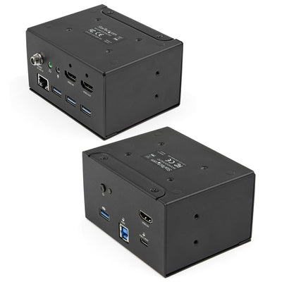 StarTech.com KITBXDOCKPNA Passerelle de conférence audio AV 3840 x 2160 pixels Ethernet/LAN Noir - Image 3