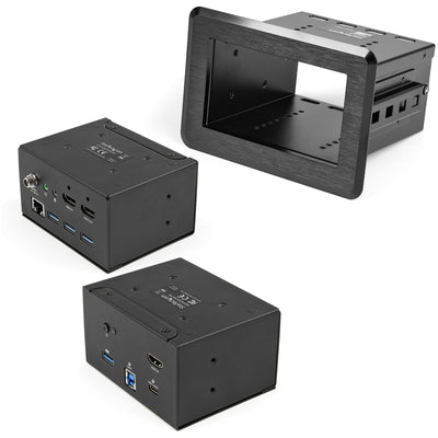 StarTech.com KITBZDOCK Passerelle de conférence audio AV 3840 x 2160 pixels Ethernet/LAN Noir - Image 1