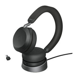 Jabra Evolve2 75 Casque Avec fil &sans fil Arceau Appels/Musique USB Type-C Bluetooth Socle de chargement Noir - Image 4
